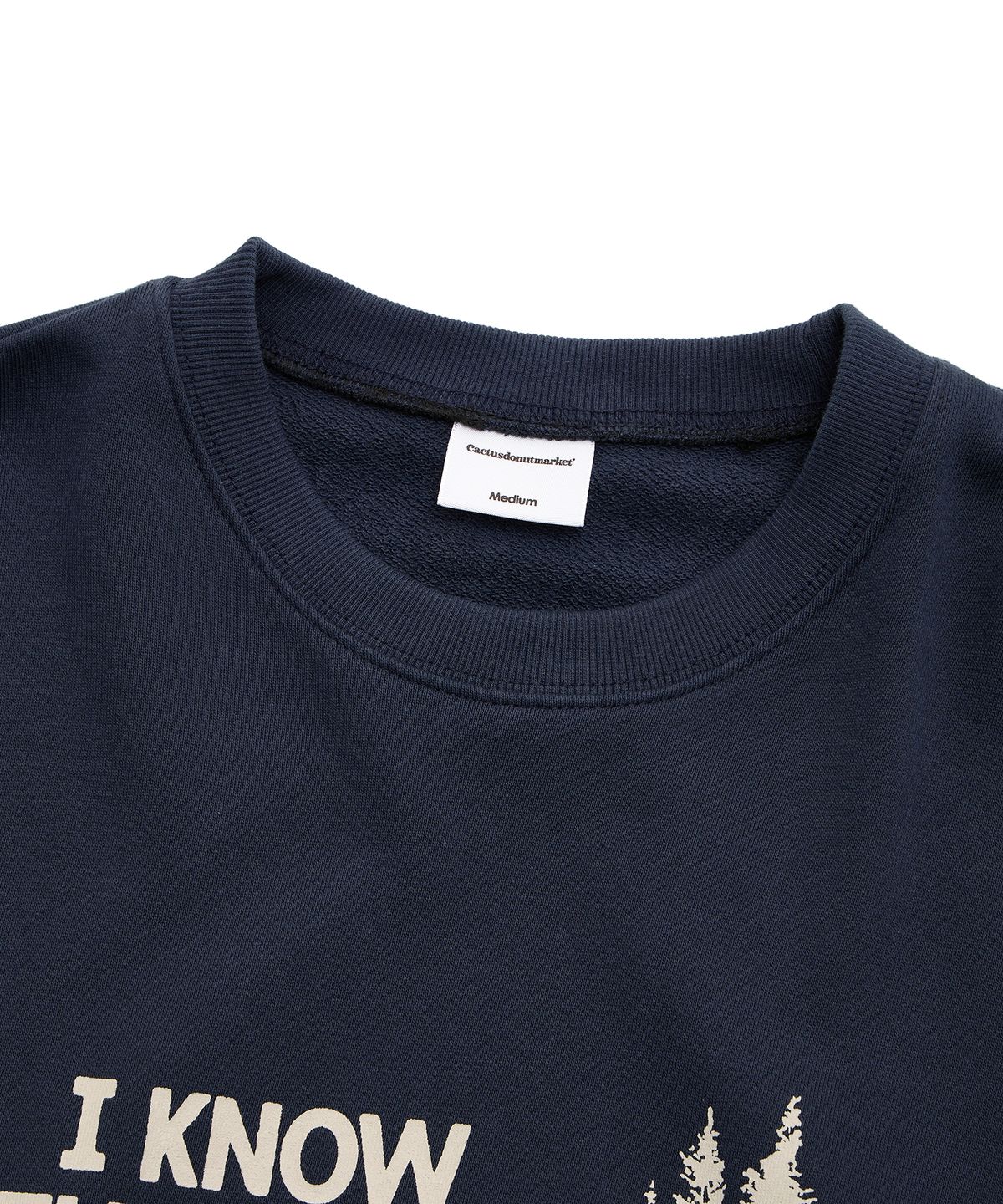 캑터스도넛마켓(CACTUSDONUTMARKET) Sweet Sweatshirt - Navy