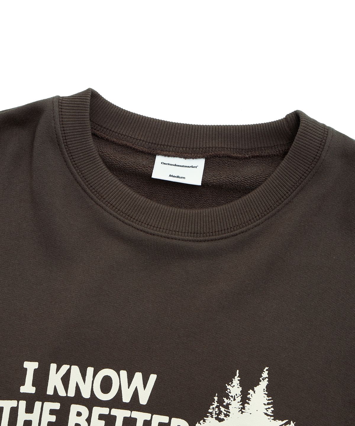 캑터스도넛마켓(CACTUSDONUTMARKET) Sweet Sweatshirt - Brown