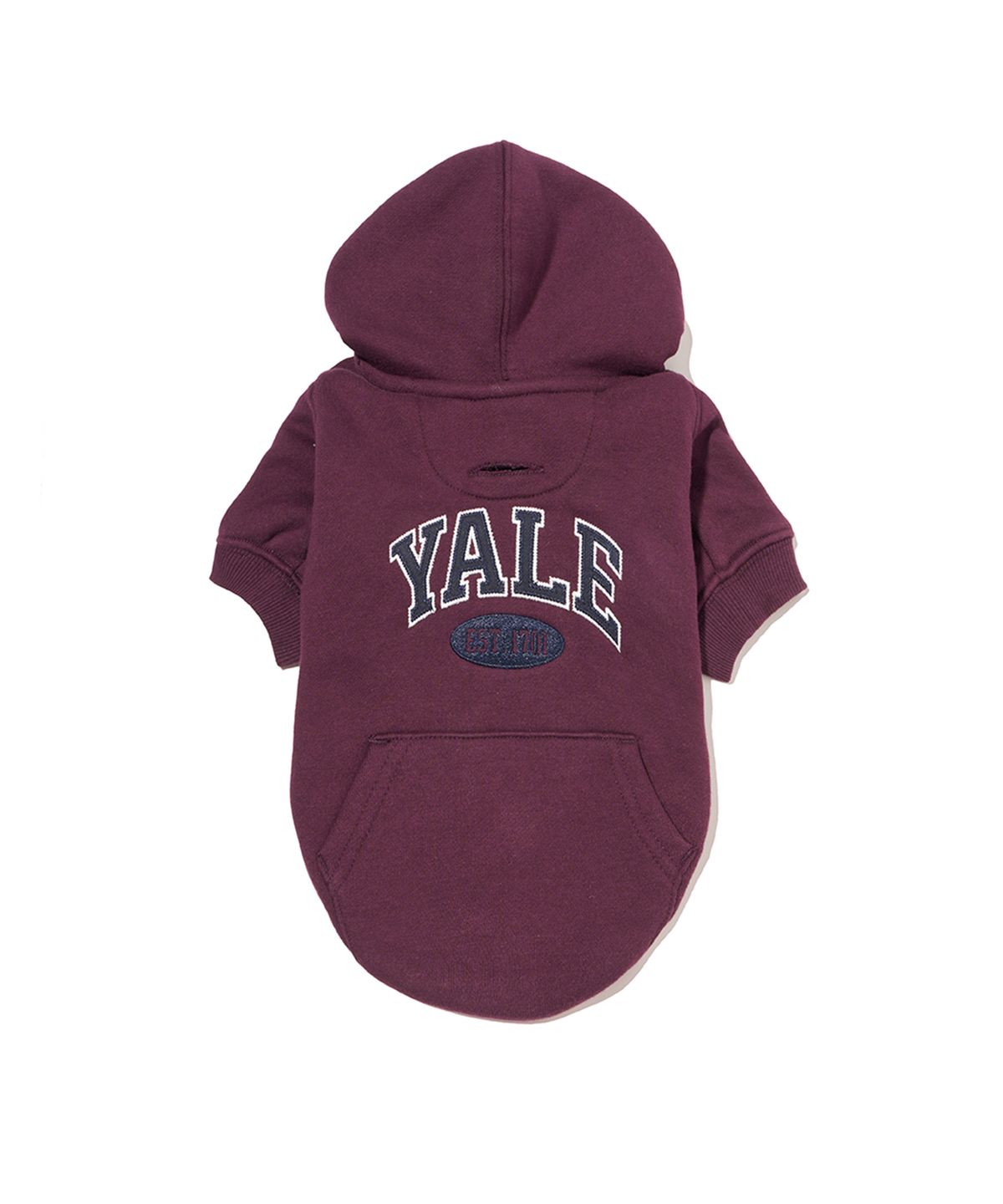 예일(YALE) 투톤아치 도기 후드_와인