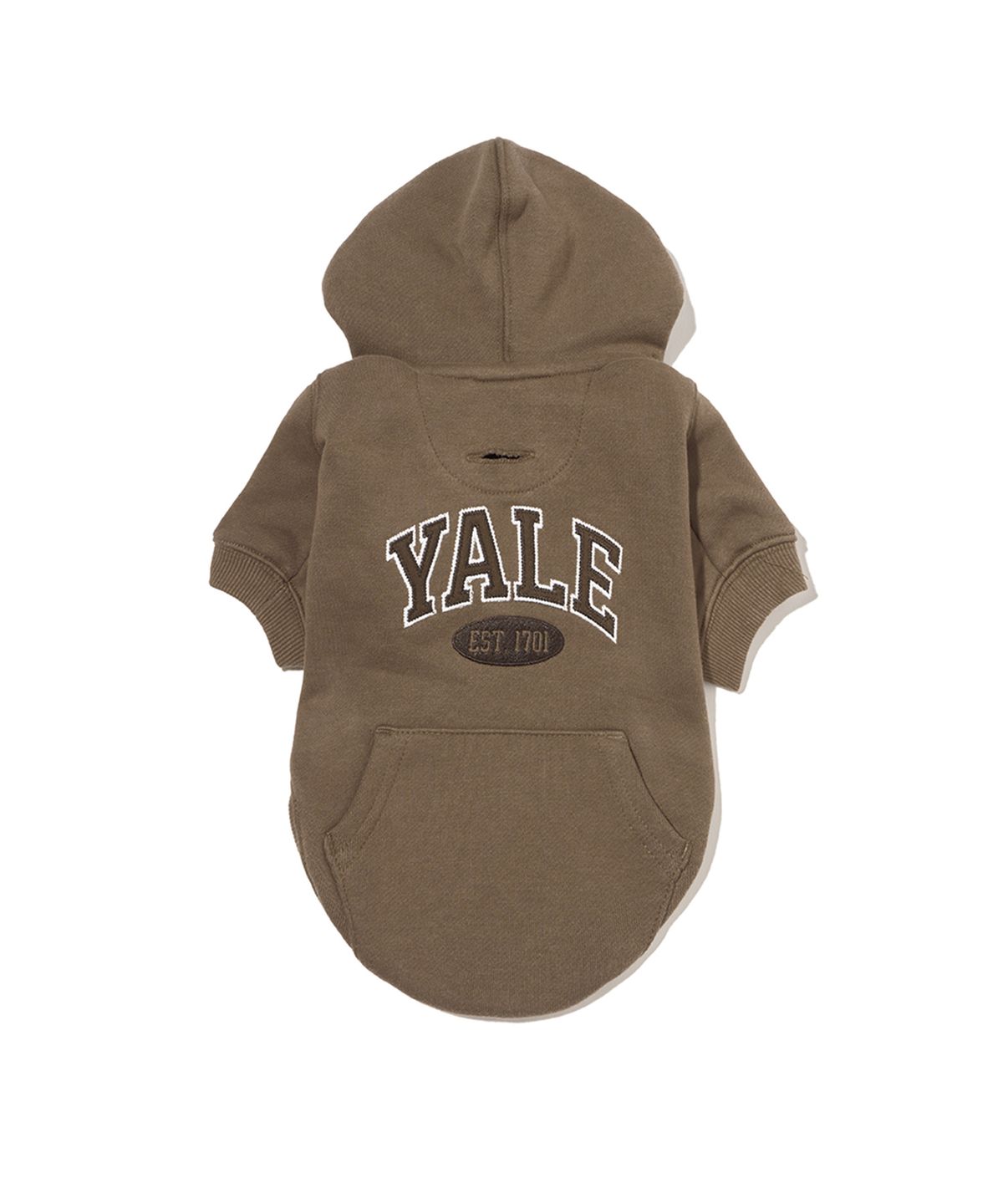 예일(YALE) 투톤아치 도기 후드_더스티 브라운