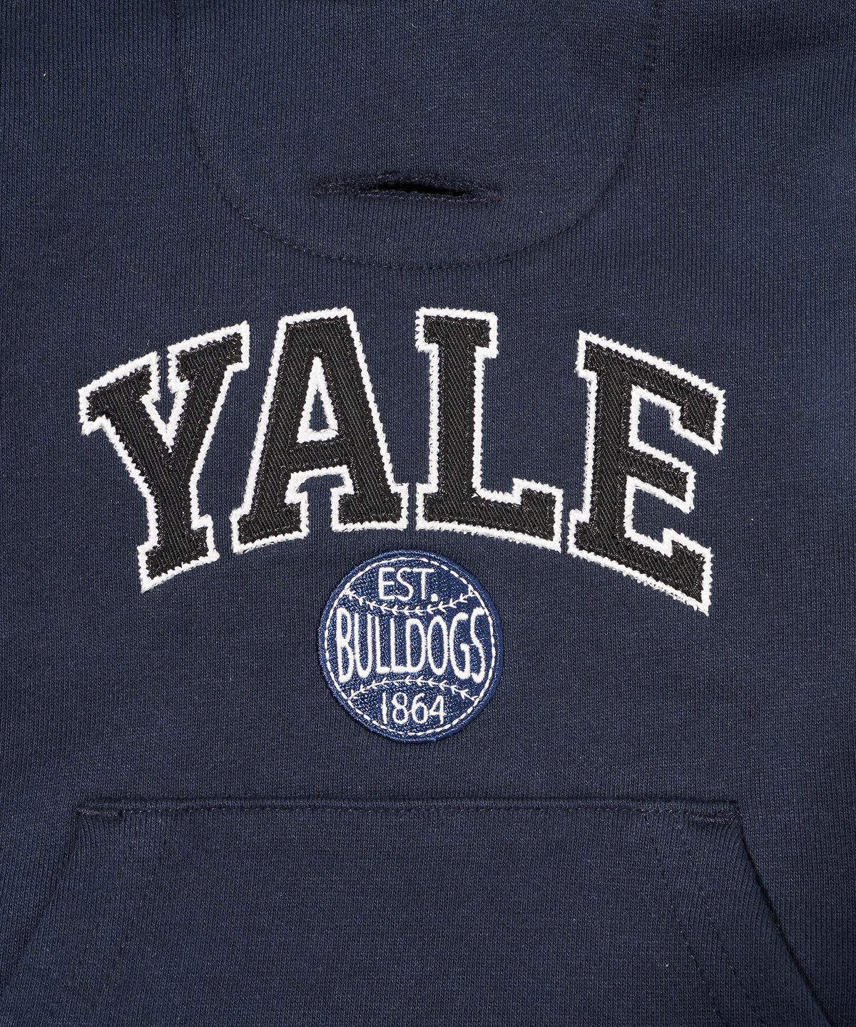 예일(YALE) 투톤아치 베이스볼 도기 후드_네이비