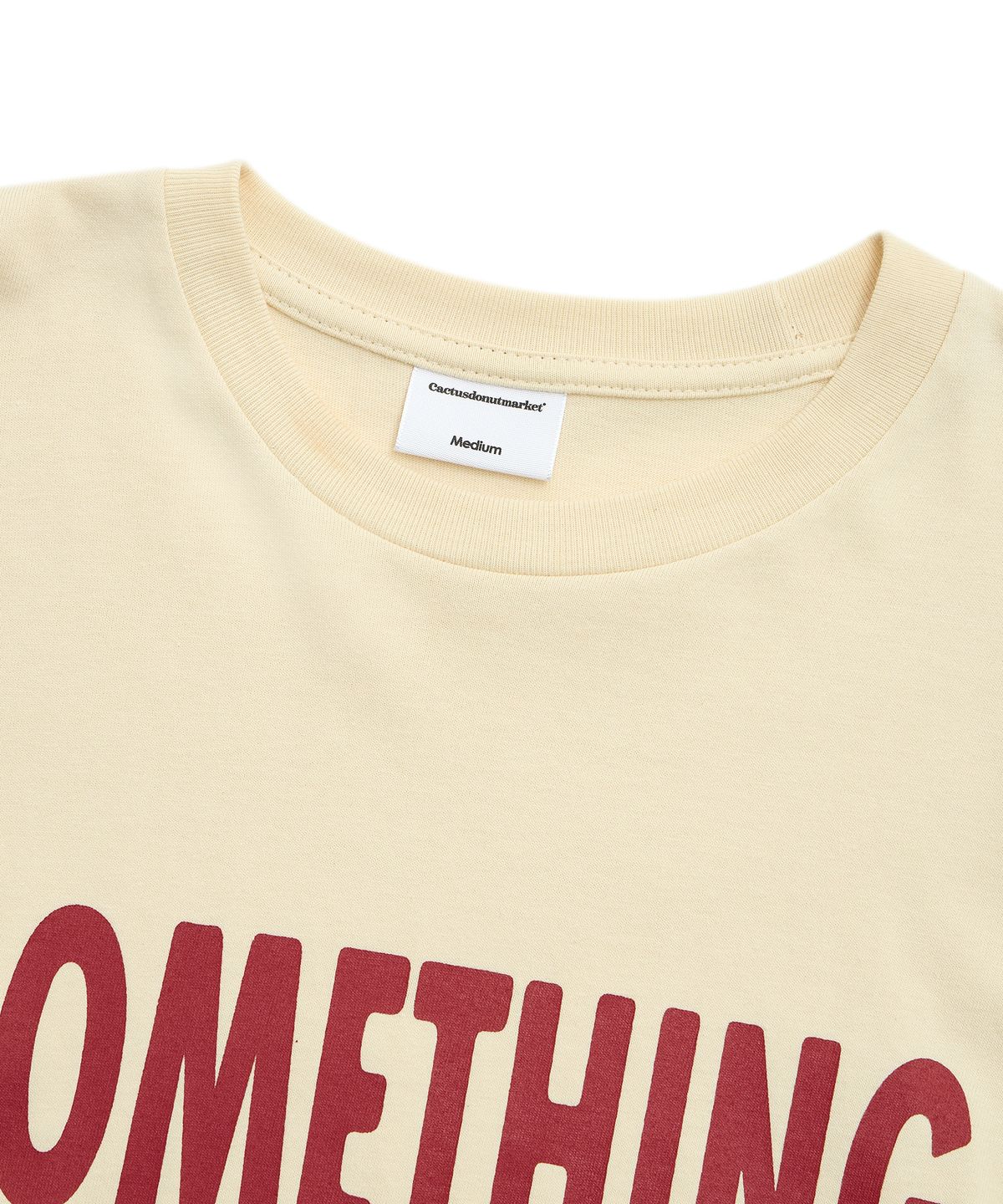 캑터스도넛마켓(CACTUSDONUTMARKET) Something Warm LS Tee - Cream