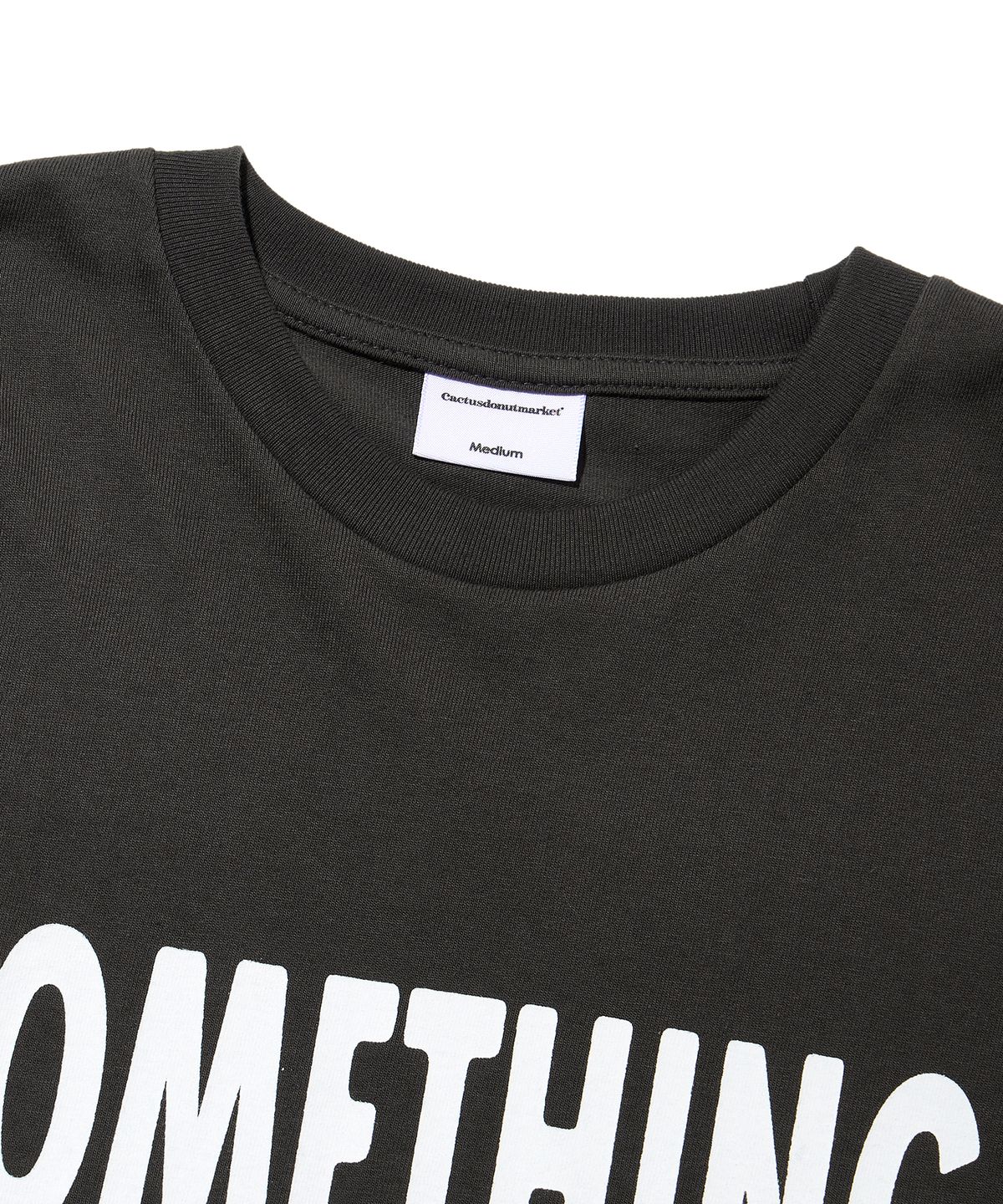 캑터스도넛마켓(CACTUSDONUTMARKET) Something Warm LS Tee - Charcoal