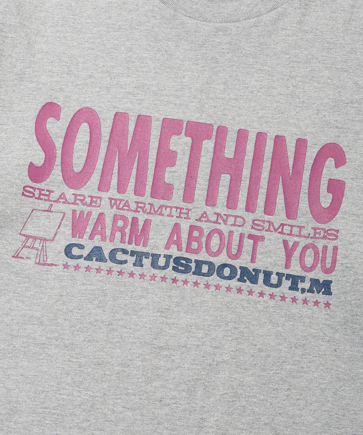 캑터스도넛마켓(CACTUSDONUTMARKET) Something Warm LS Tee - Gray