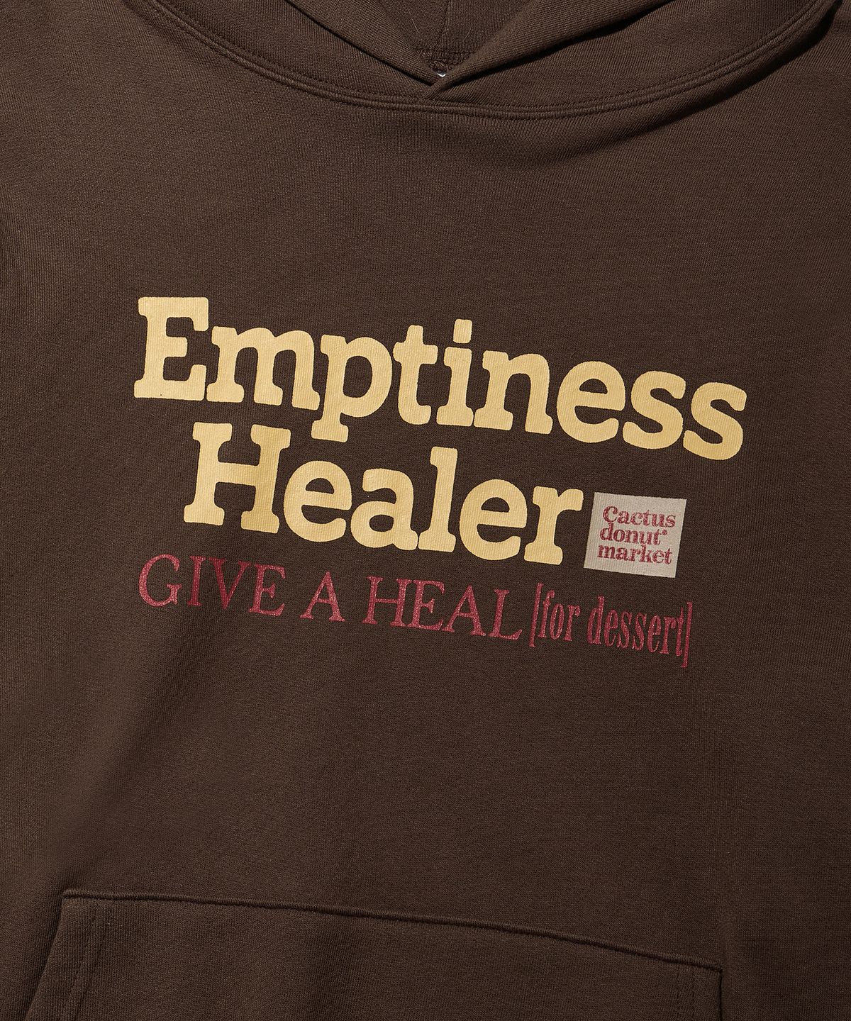 캑터스도넛마켓(CACTUSDONUTMARKET) Emptiness Healer Hoodie - Brown