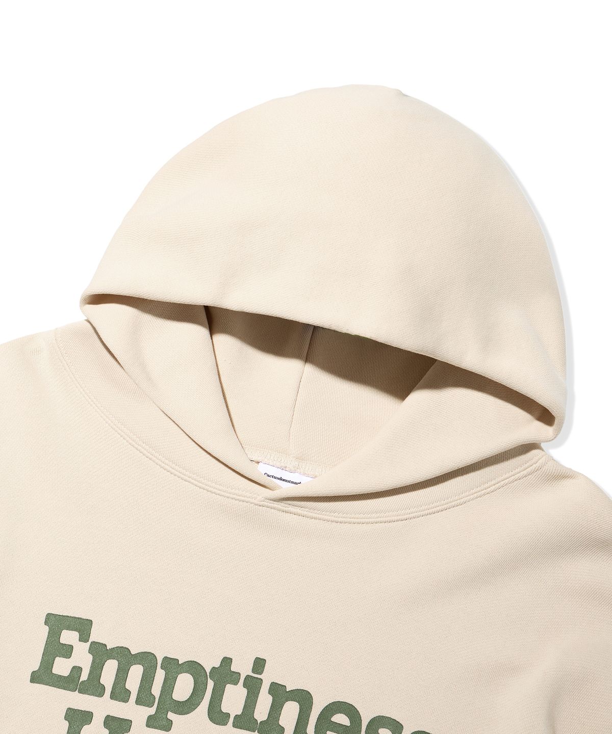 캑터스도넛마켓(CACTUSDONUTMARKET) Emptiness Healer Hoodie - Cream