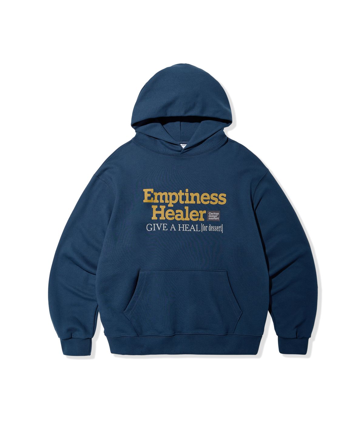 캑터스도넛마켓(CACTUSDONUTMARKET) Emptiness Healer Hoodie - Dark Blue