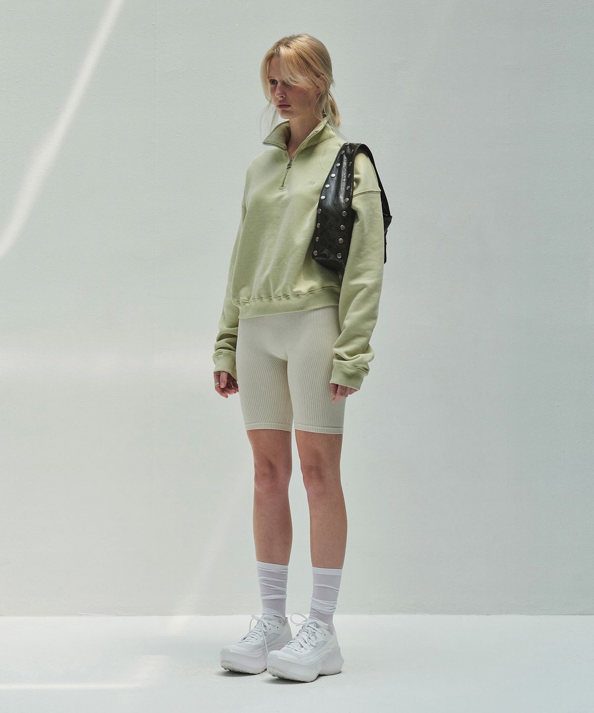 다이애그널(DIAGONAL) DIAGONAL LOGO HALF ZIP UP (mint)