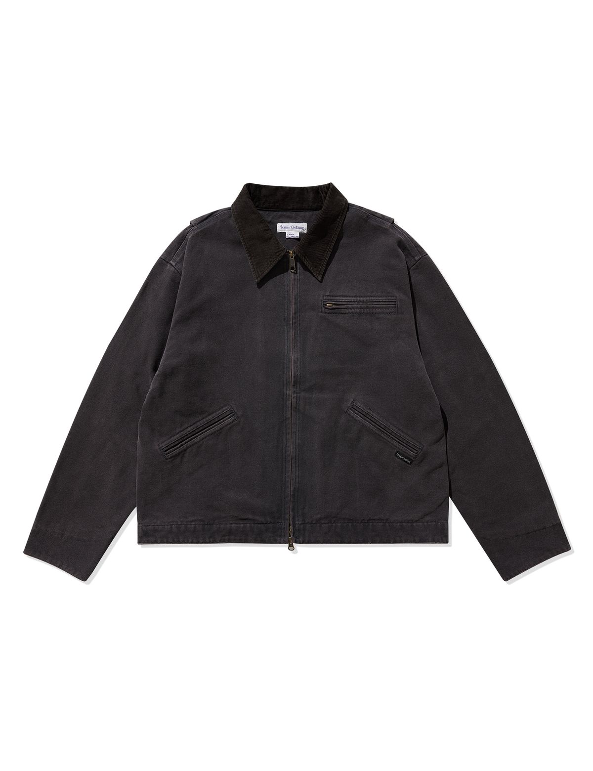 네이머클로딩(NAMERCLOTHING) HARD FADED WORK JACKET CHARCOAL