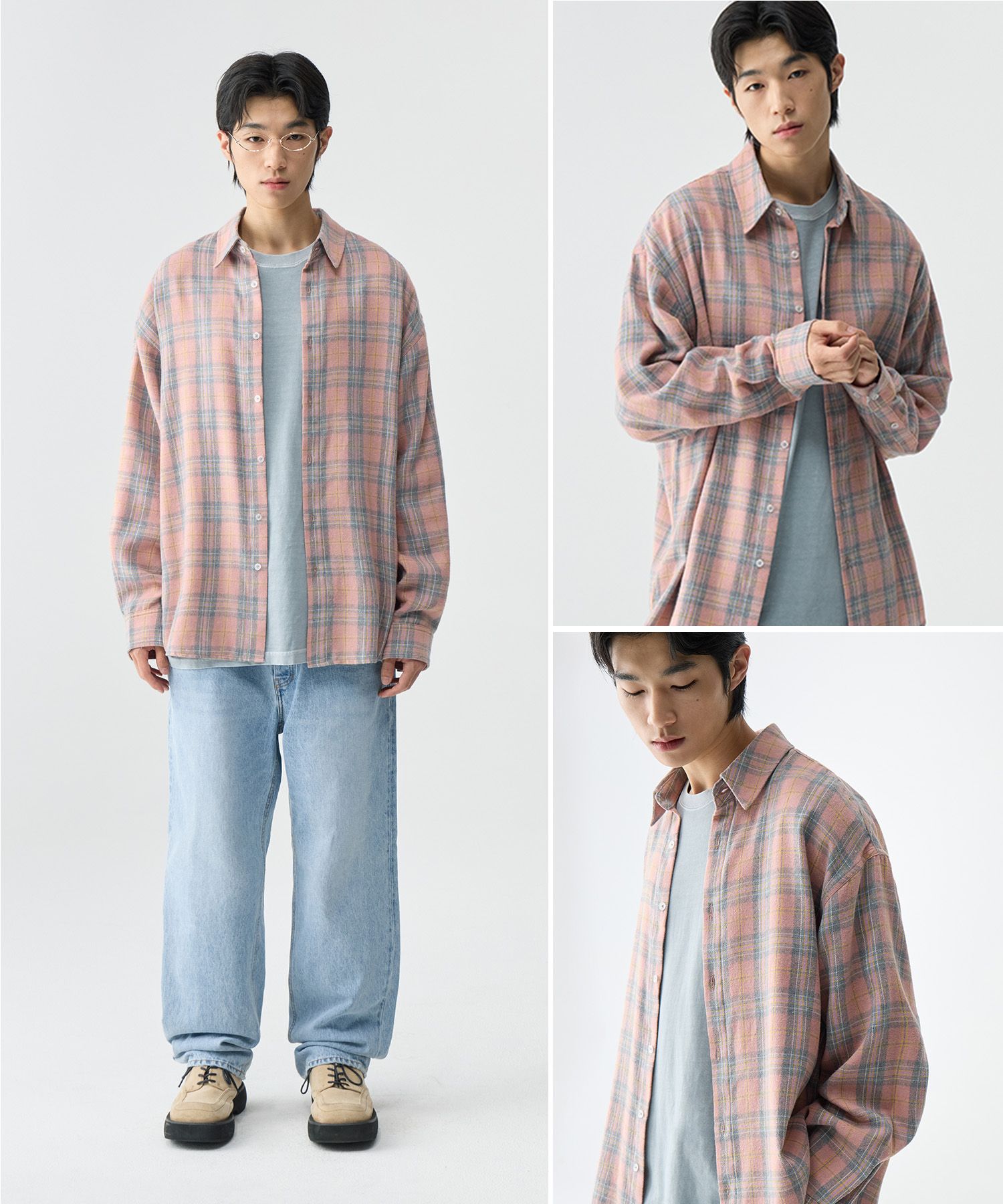 [CODEGRAPHY]★24FW★90S VTG THE NERD Overfit Check Shirt MUSINSA | Codegraphy 90S VTG THE NERD Overfit Check