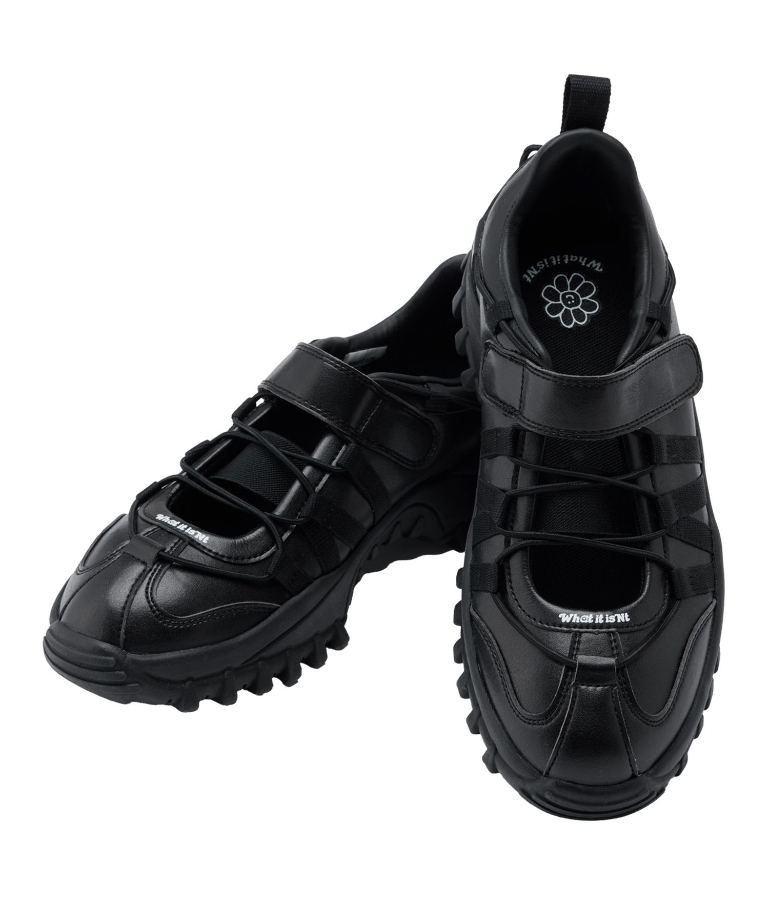 ★Wacky WiLLy★ Flory Mary Jane Sneakers Black Designer fashion, Seoul-fully created | W Concept