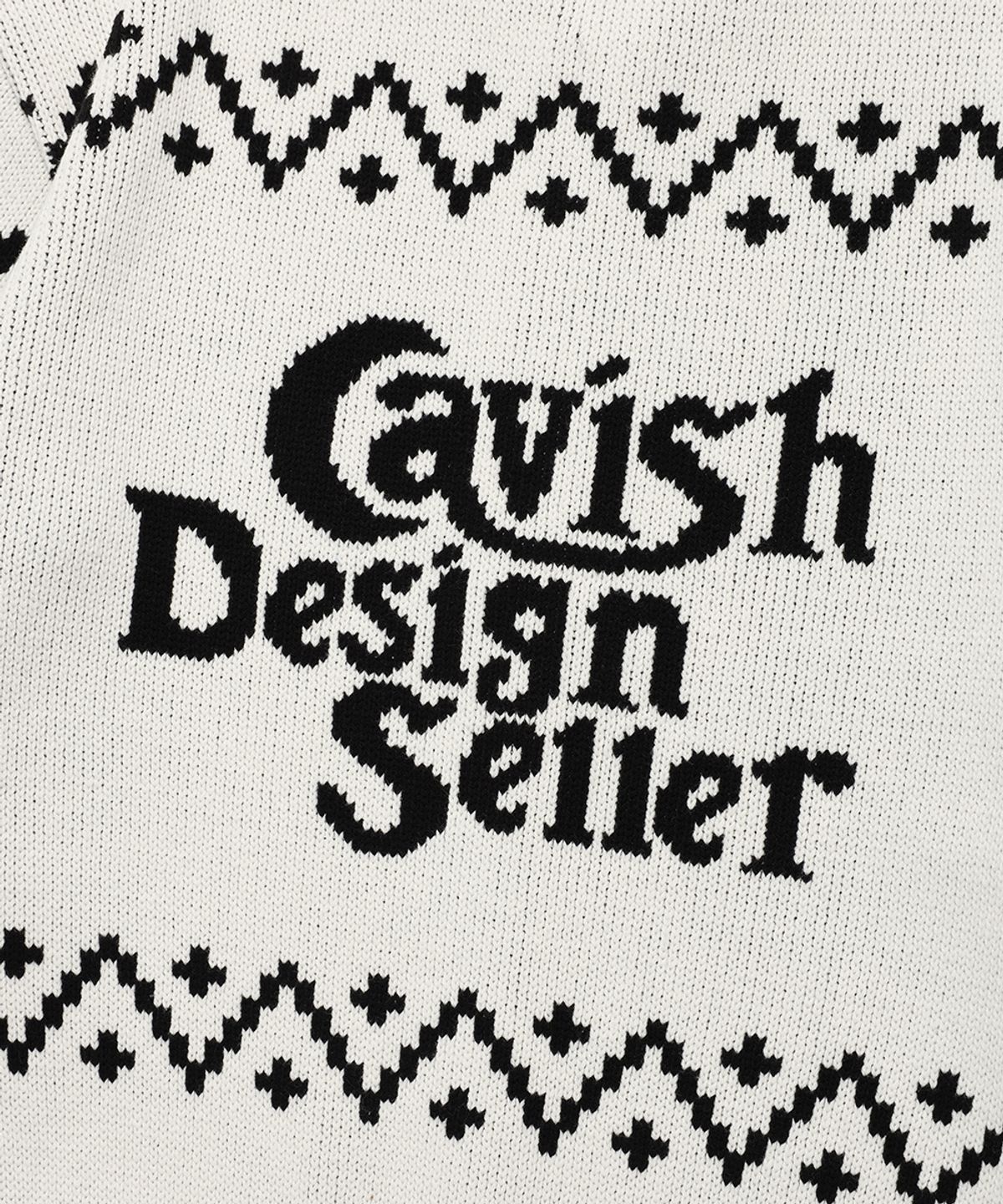 카비시(CAVISH) CATS ZIP UP CARDIGAN IVORY(CV2DFUK680A)