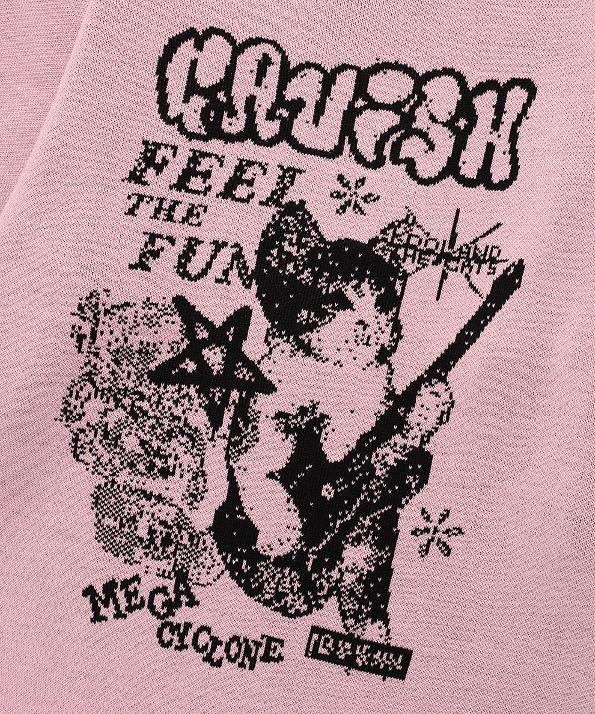 카비시(CAVISH) MEGA CYCLONE KNIT SWEATER PINK(CV2EFUK601A)