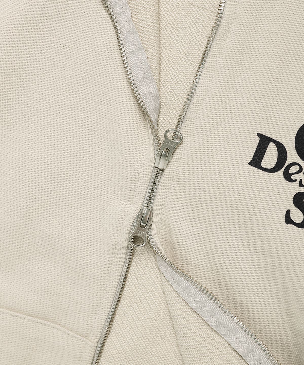 카비시(CAVISH) SELLER LOGO ZIP UP HOODIE BEIGE(CV2FSUM480A)