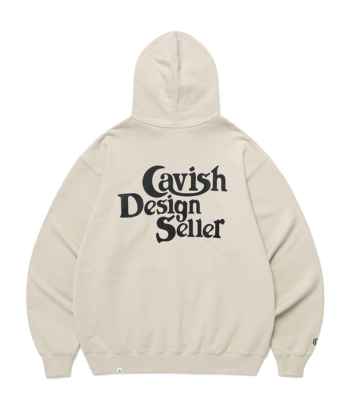 카비시(CAVISH) SELLER LOGO ZIP UP HOODIE BEIGE(CV2FSUM480A)