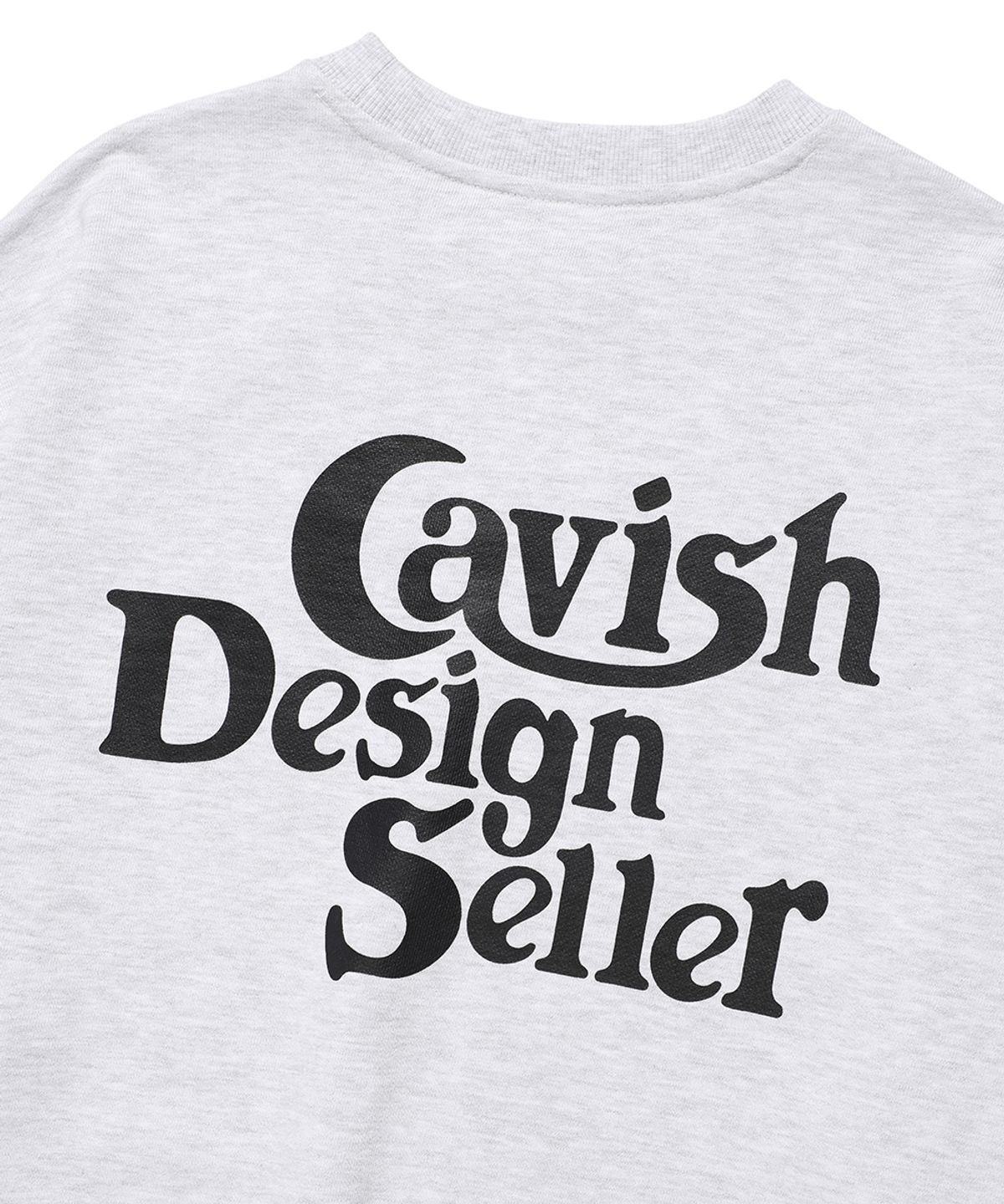카비시(CAVISH) SELLER LOGO SWEATSHIRT LIGHT GREY(CV2EFUM441A)