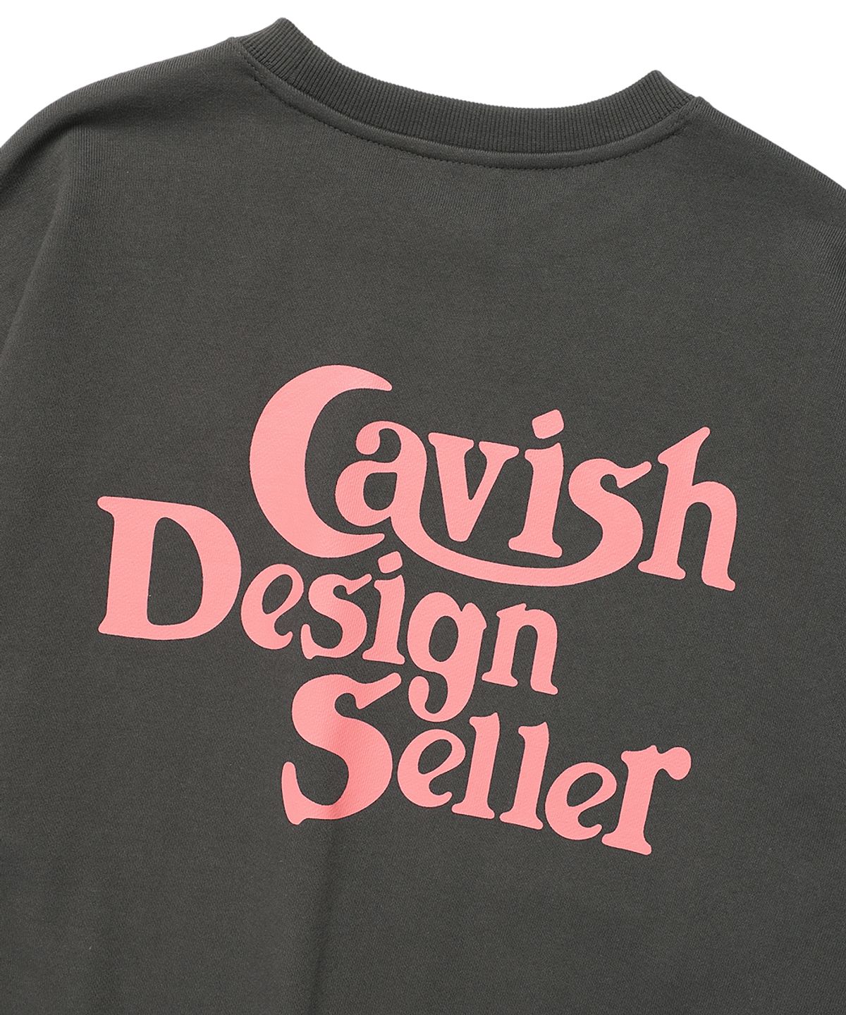 카비시(CAVISH) SELLER LOGO SWEATSHIRT CHARCOAL(CV2EFUM441A)