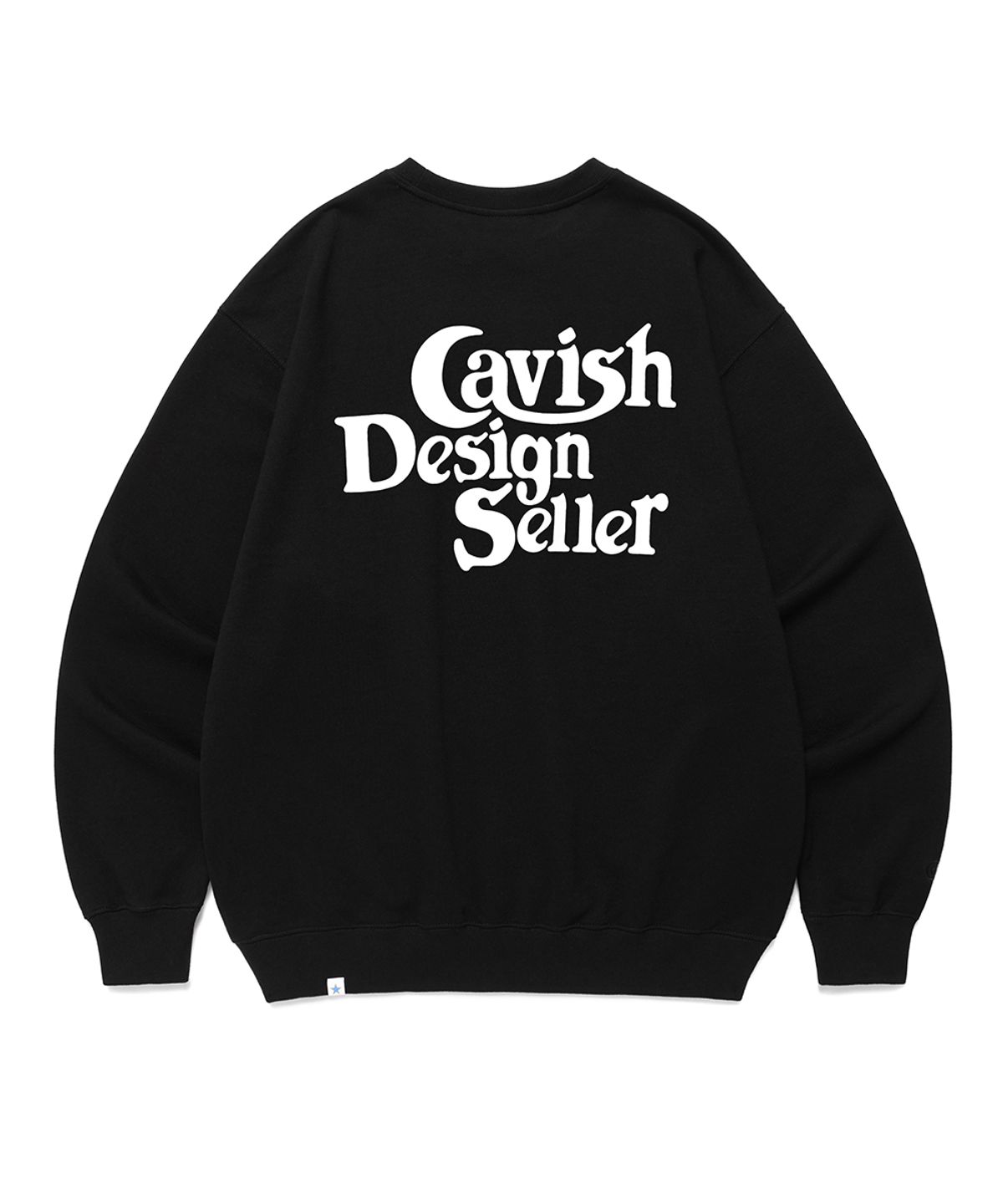 카비시(CAVISH) SELLER LOGO SWEATSHIRT BLACK(CV2EFUM441A)