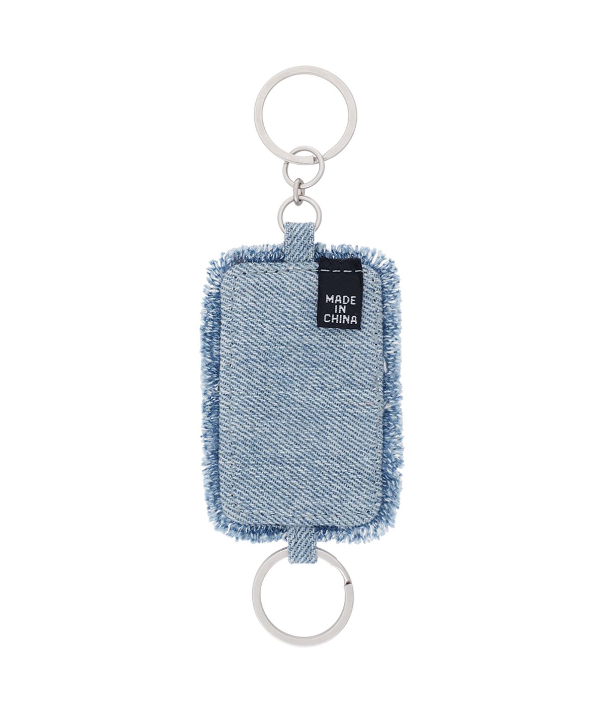 카비시(CAVISH) RAWCUT WASHED DENIM KEYRING BLUE(CV2EFUAB62A)
