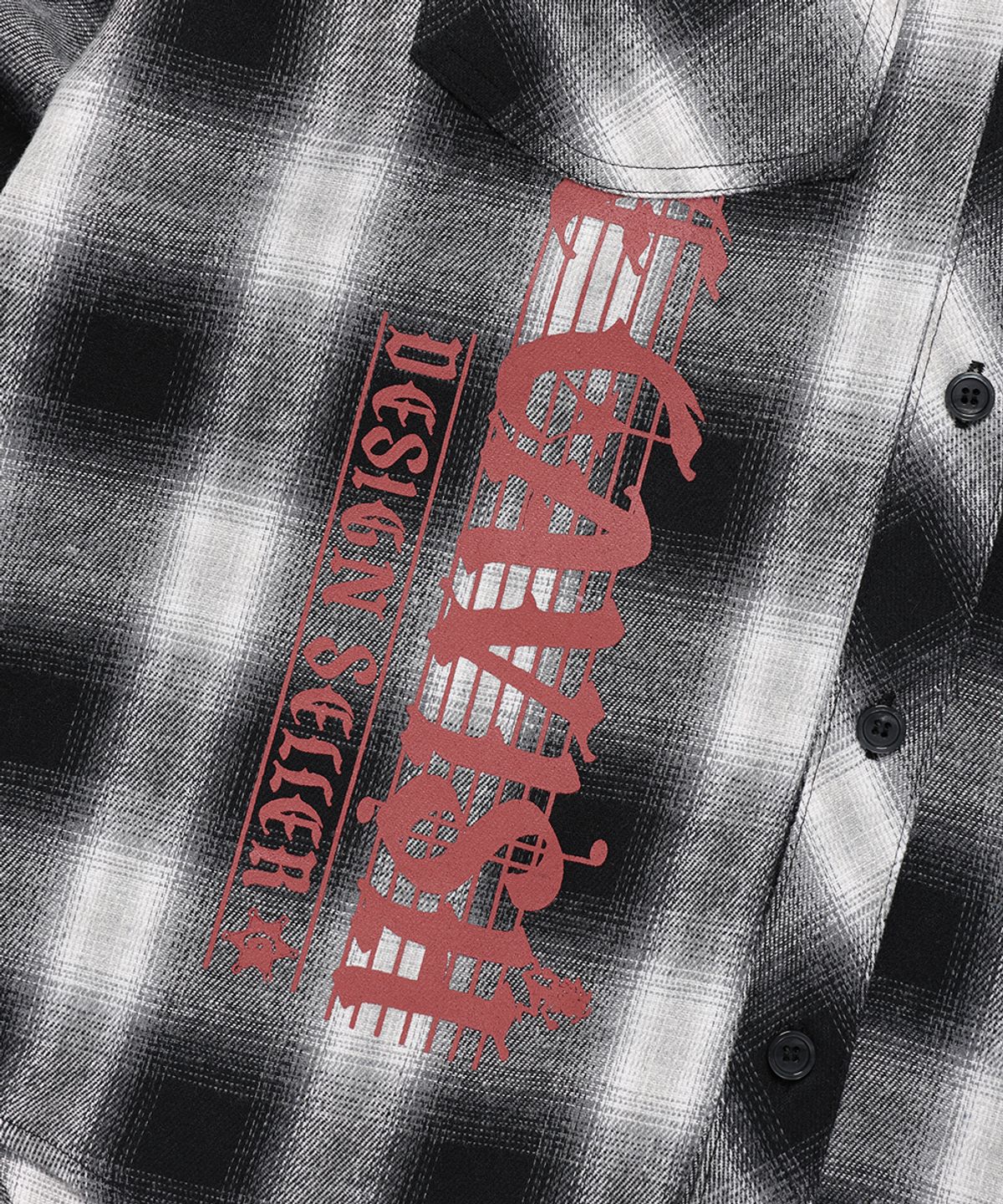 카비시(CAVISH) FLANNEL CHECK SHIRT BLACK(CV2EFUW321A)