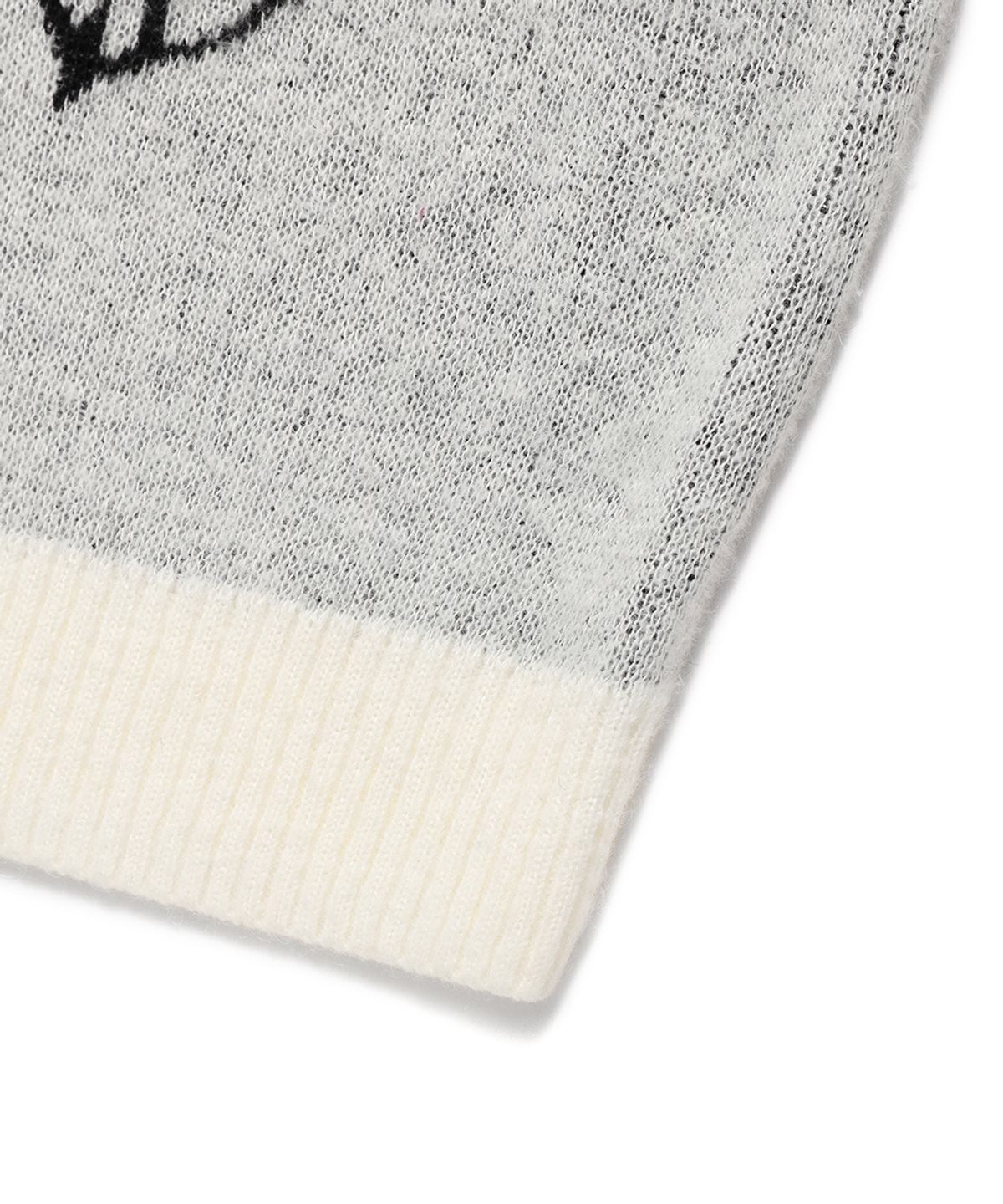카비시(CAVISH) IVY BRUSHED KNIT SWEATER IVORY(CV2EFUK602A)