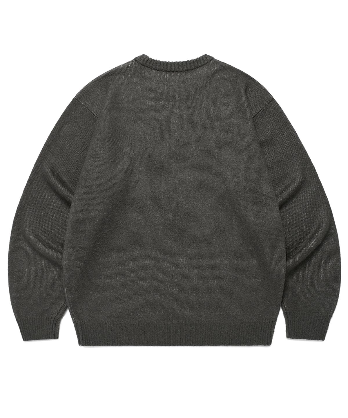 카비시(CAVISH) IVY BRUSHED KNIT SWEATER CHARCOAL(CV2EFUK602A)