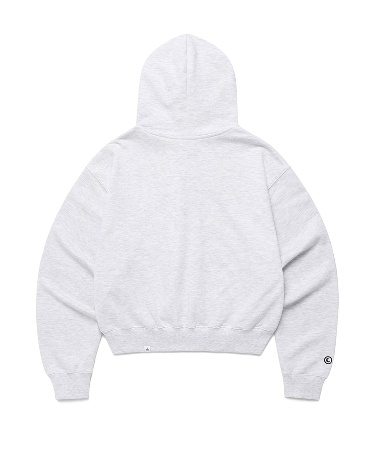 카비시(CAVISH) W CLASSIC LOGO ZIP UP HOODIE LIGHT GREY(CV2EFFM482A)