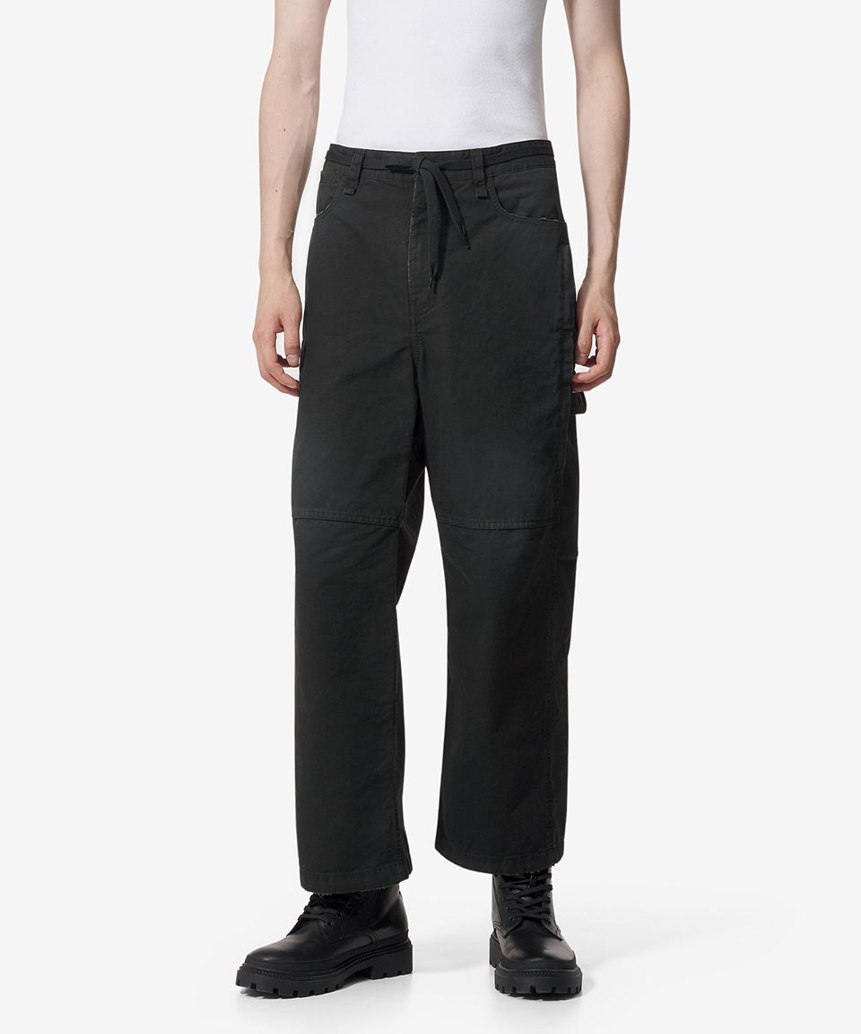 MUSINSA公式 | BALENCIAGA クロップスケーターデニムパンツ - ブラック