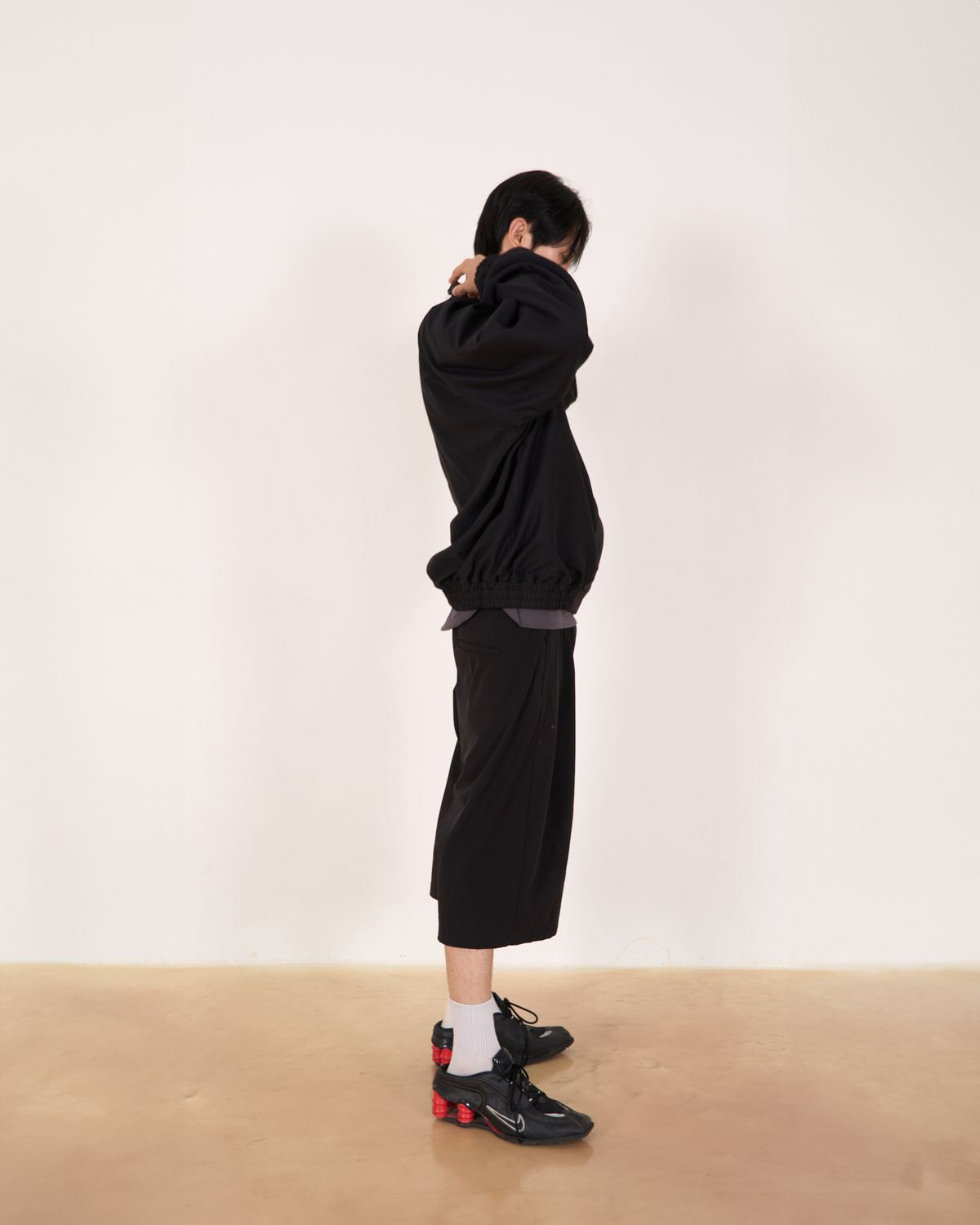 유수도시(YUSOODOSI) Tweed Sleeved Reversible Track jacket (Plain ver.)