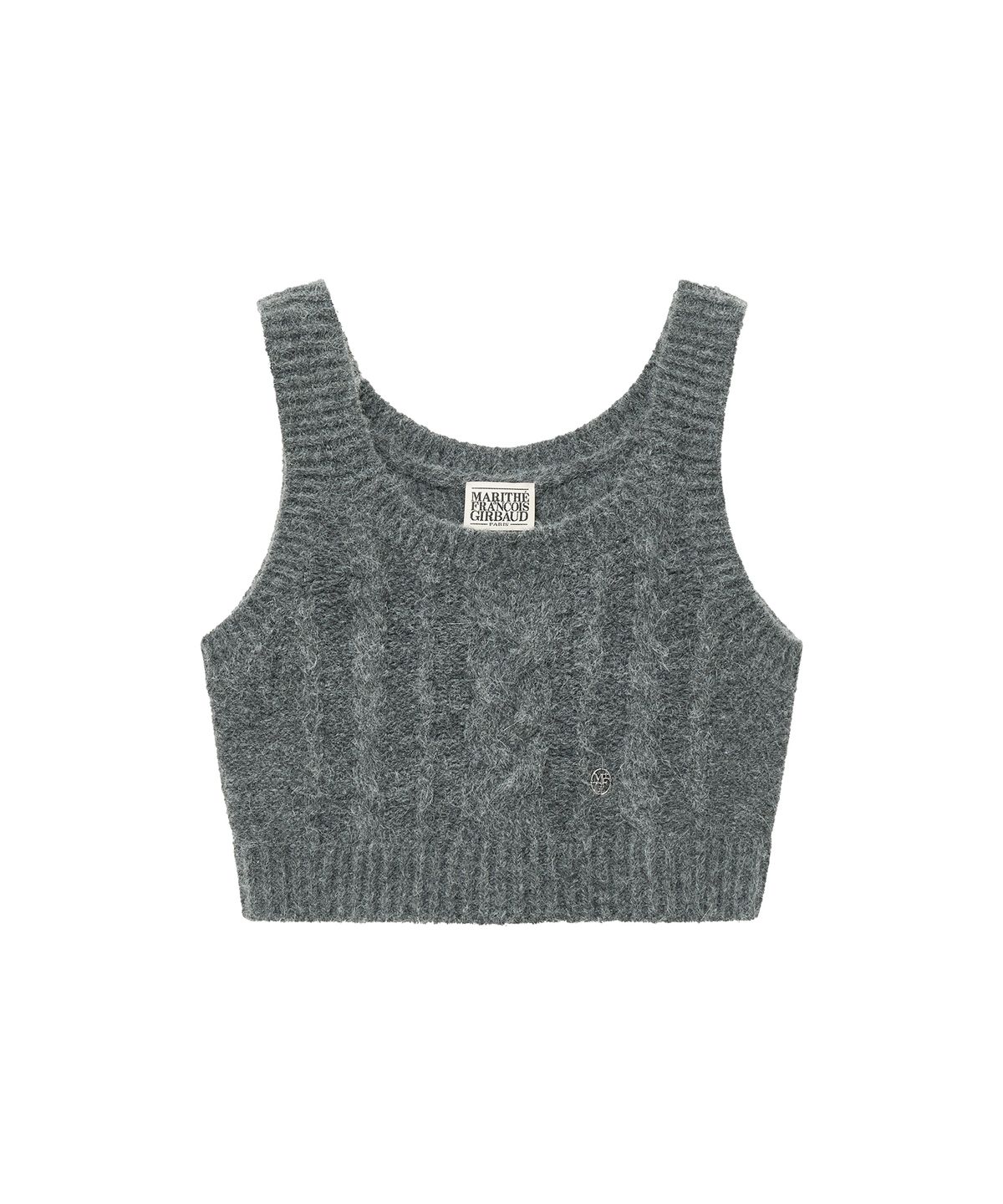 마리떼 프랑소와 저버(MARITHÉ + FRANҪOIS GIRBAUD) W LOGO BUSTIER charcoal