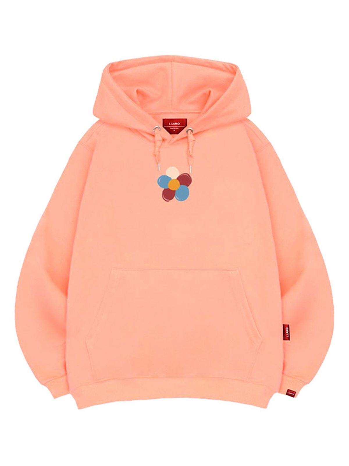 엘라모(LLAMO) 삼색조 후드티 남녀공용 빅사이즈 M~4XL