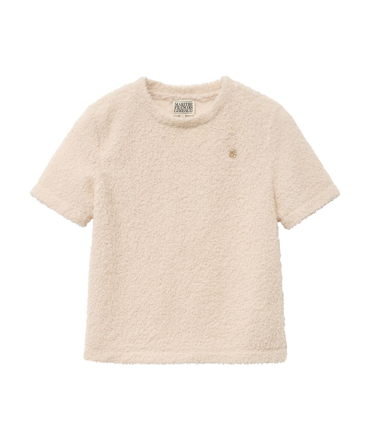 마리떼 프랑소와 저버(MARITHÉ + FRANҪOIS GIRBAUD) W HAIRY SHORT SLEEVE TEE light beige