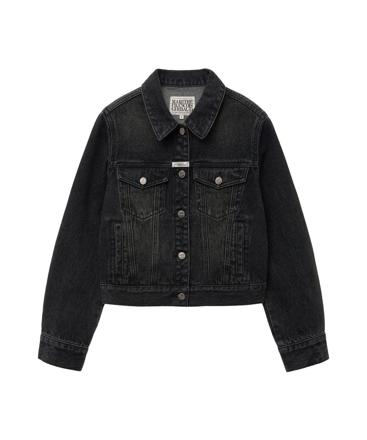 마리떼 프랑소와 저버(MARITHÉ + FRANҪOIS GIRBAUD) W DENIM TRUCKER JACKET black