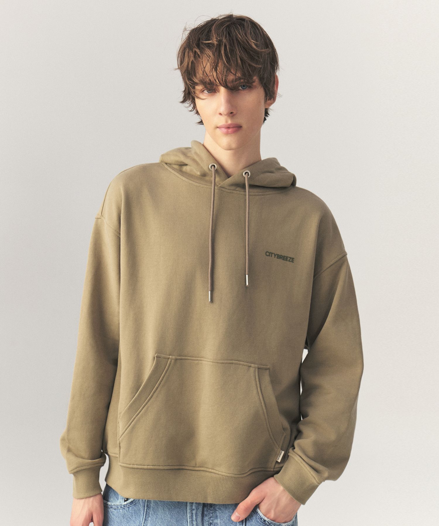MUSINSA | CITYBREEZE UNISEX Essential Logo Hoodie_3COLORS