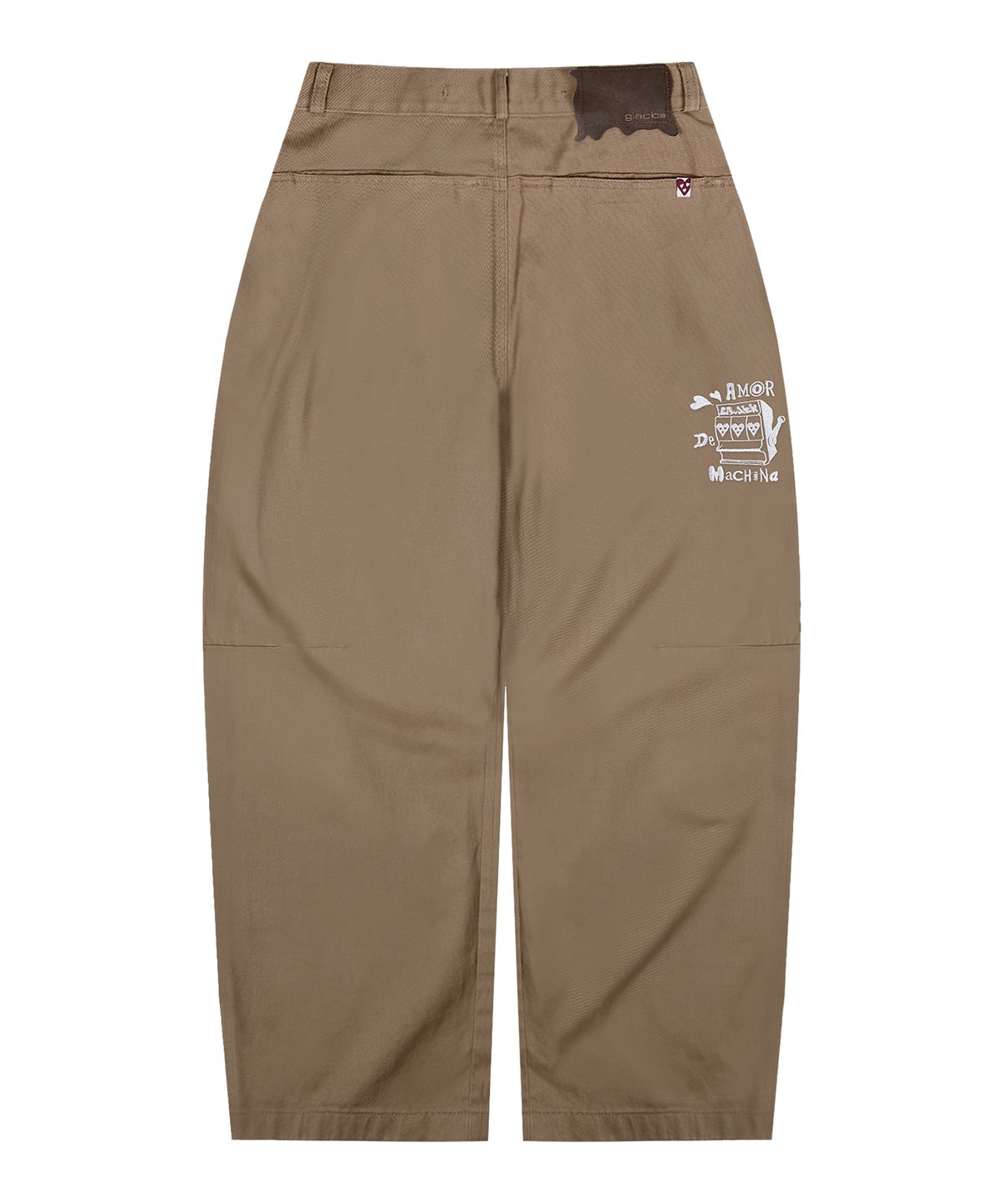 글랙(GLACK) GP084 알리 와이드 워크 팬츠 (BEIGE)