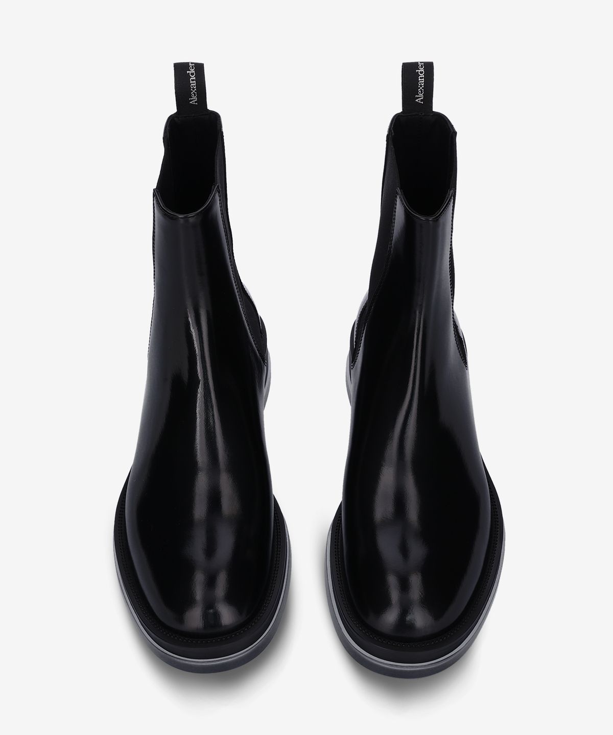 알렉산더 맥퀸(ALEXANDER McQUEEN) 플로트 첼시 부츠 - 블랙 / 794479WIFW21256
