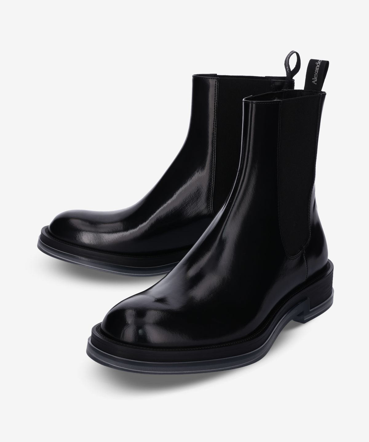 알렉산더 맥퀸(ALEXANDER McQUEEN) 플로트 첼시 부츠 - 블랙 / 794479WIFW21256
