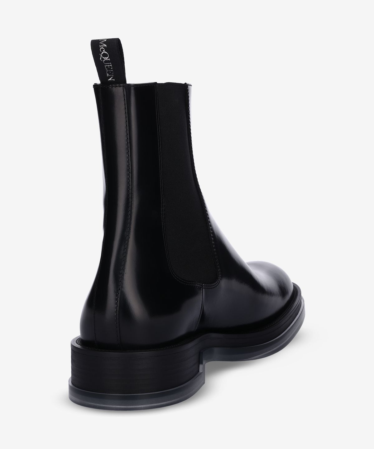 알렉산더 맥퀸(ALEXANDER McQUEEN) 플로트 첼시 부츠 - 블랙 / 794479WIFW21256