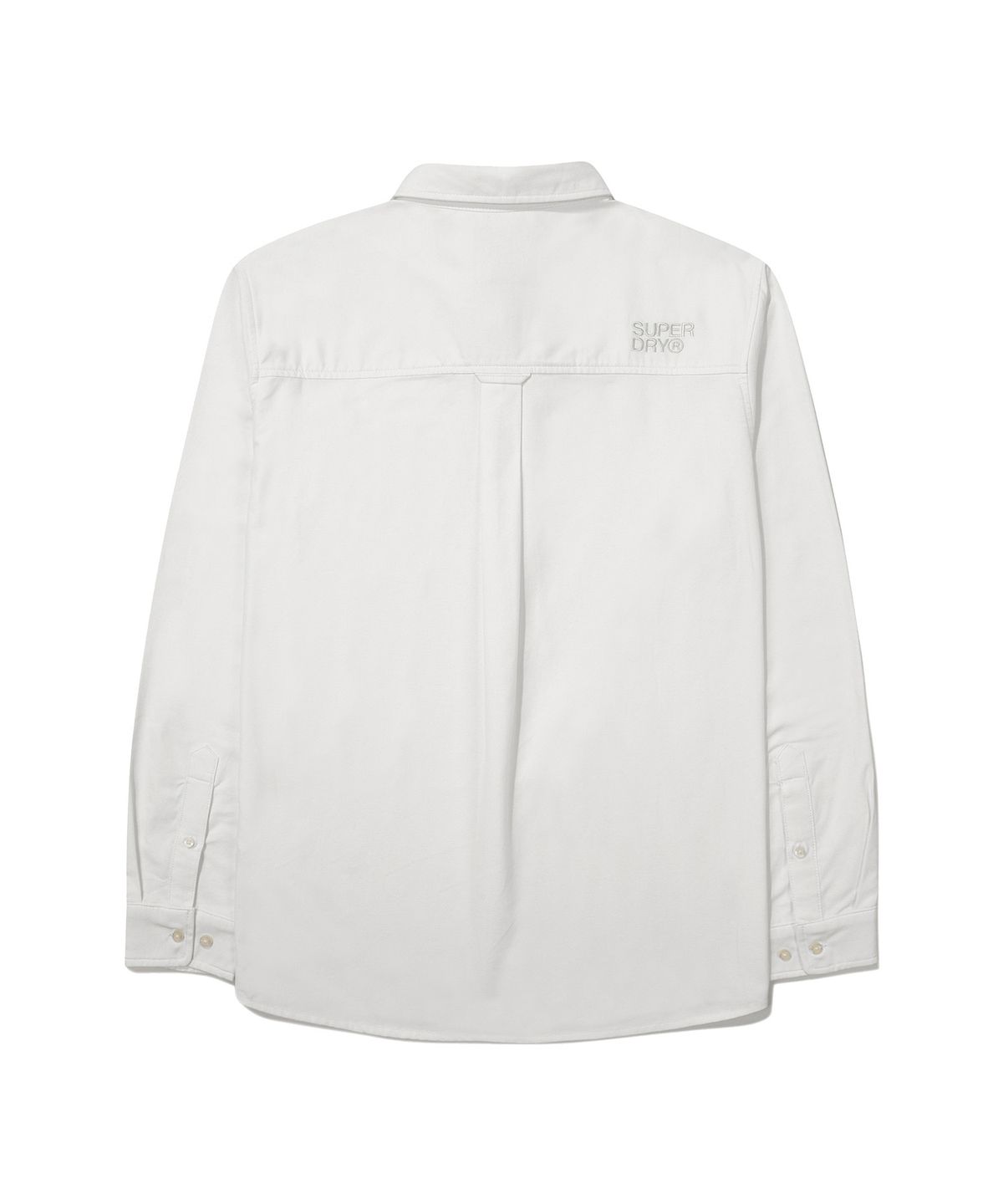 슈퍼드라이(SUPERDRY) 에센셜 레귤러핏 옥스퍼드 셔츠 화이트