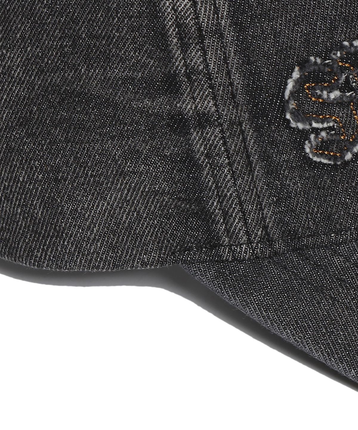 슈퍼드라이(SUPERDRY) 빈티지 워싱 데님 볼캡 블랙
