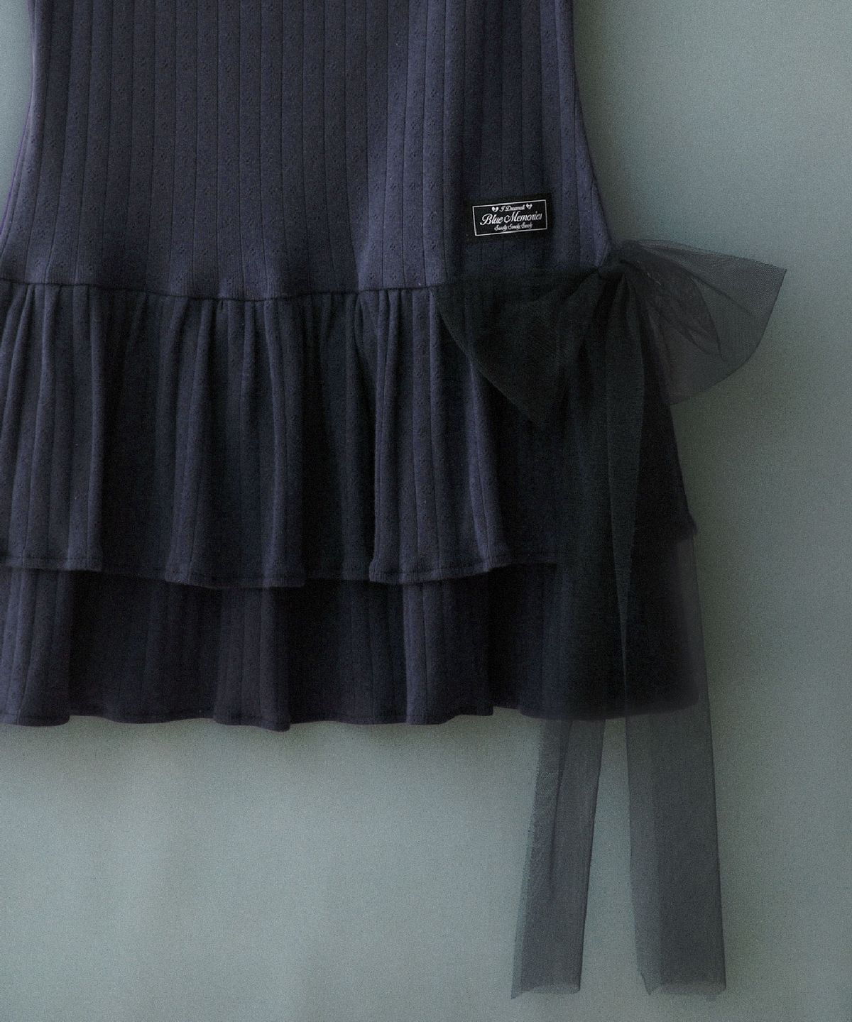 배드블루(BADBLUE) Side Tie Dress Navy