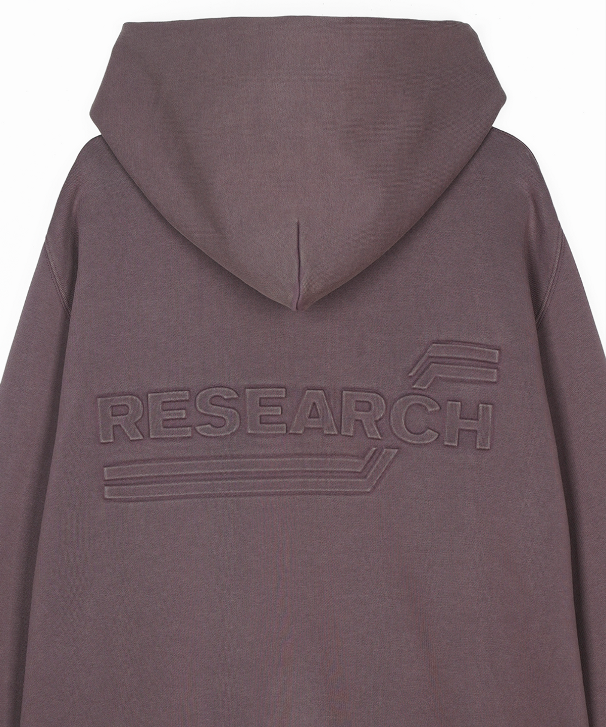 에프디알(FDR) Embo Pigment Star Disk Logo Hoodie Purple
