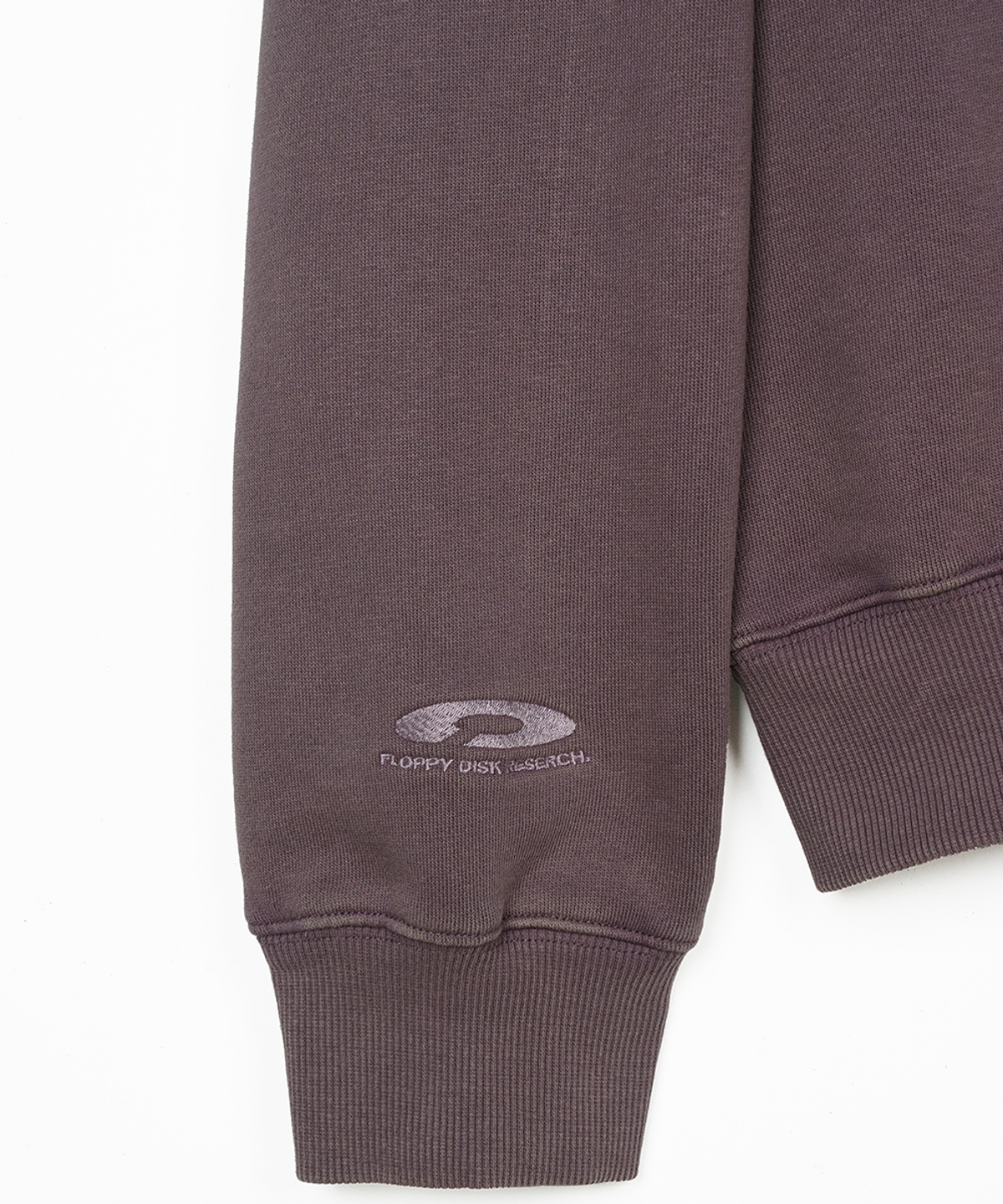 에프디알(FDR) Embo Pigment Star Disk Logo Hoodie Purple