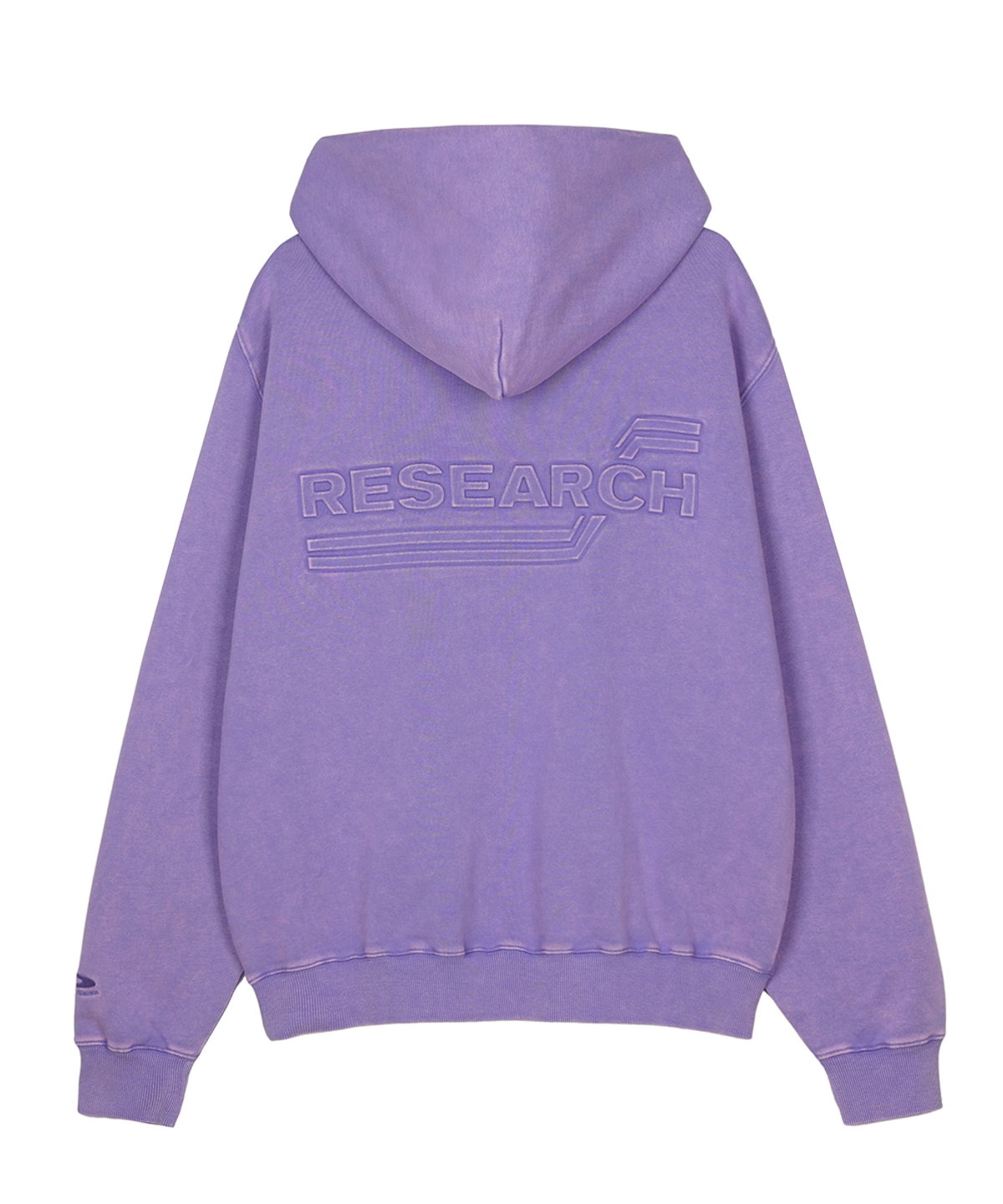 에프디알(FDR) Embo Pigment Star Disk Logo Hoodie Lavender