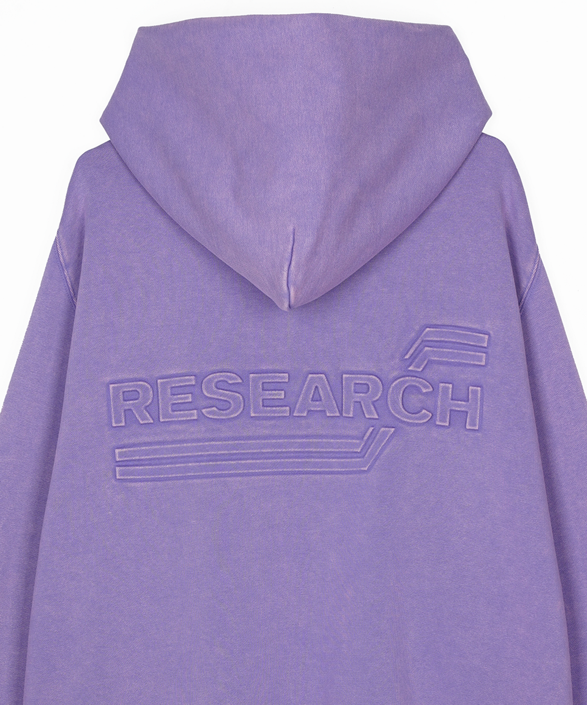 에프디알(FDR) Embo Pigment Star Disk Logo Hoodie Lavender