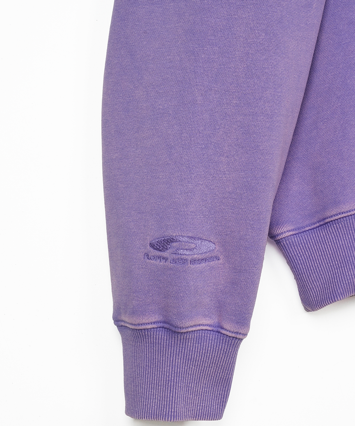 에프디알(FDR) Embo Pigment Star Disk Logo Hoodie Lavender