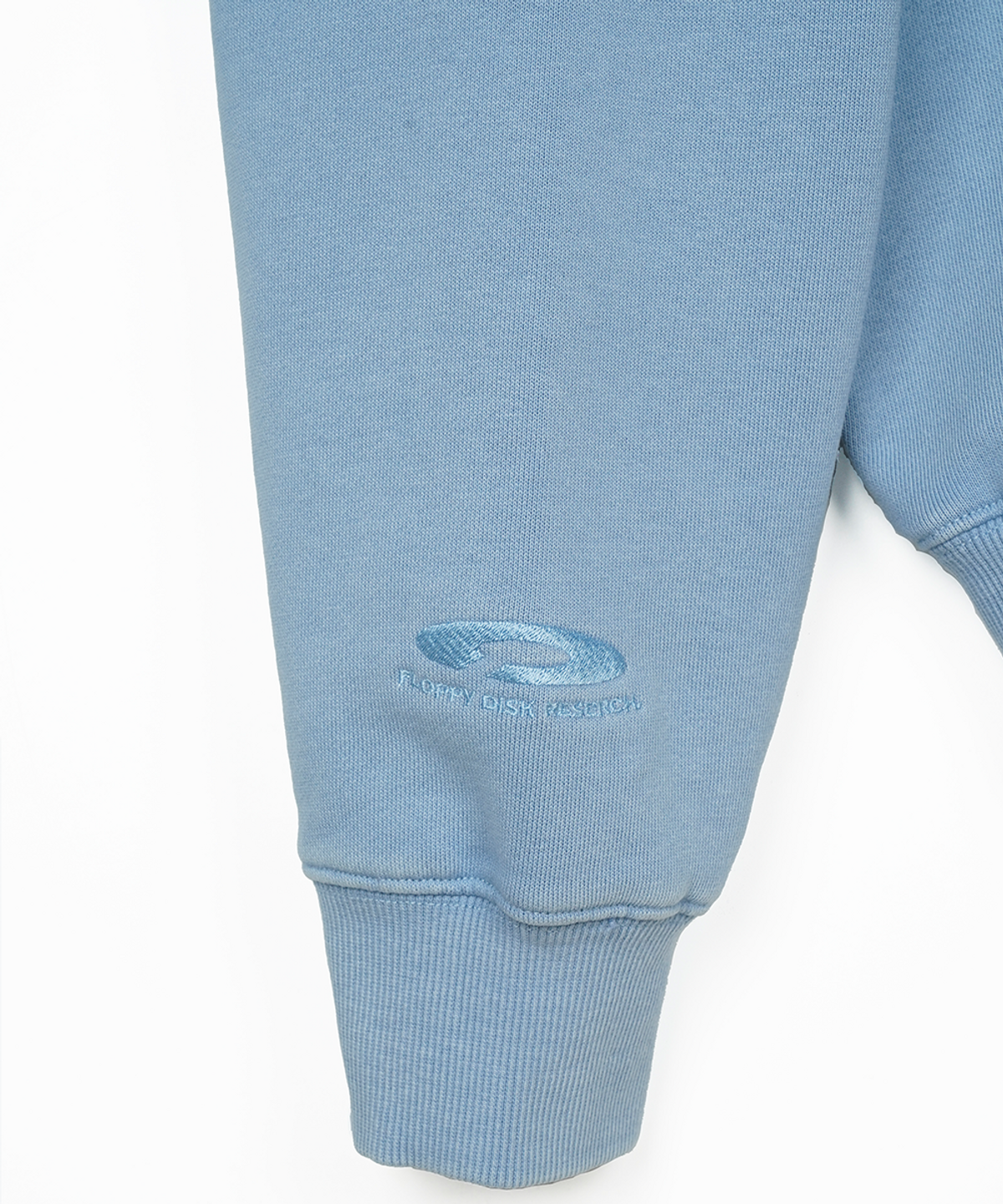 에프디알(FDR) Embo Pigment Star Disk Logo Hoodie Blue