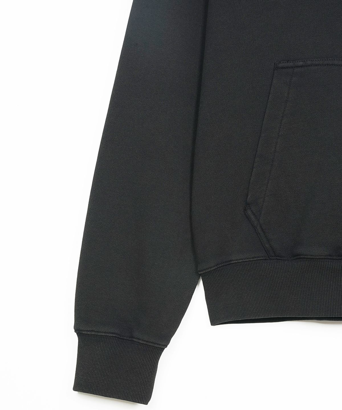 에프디알(FDR) Embo Pigment Star Disk Logo Hoodie Black