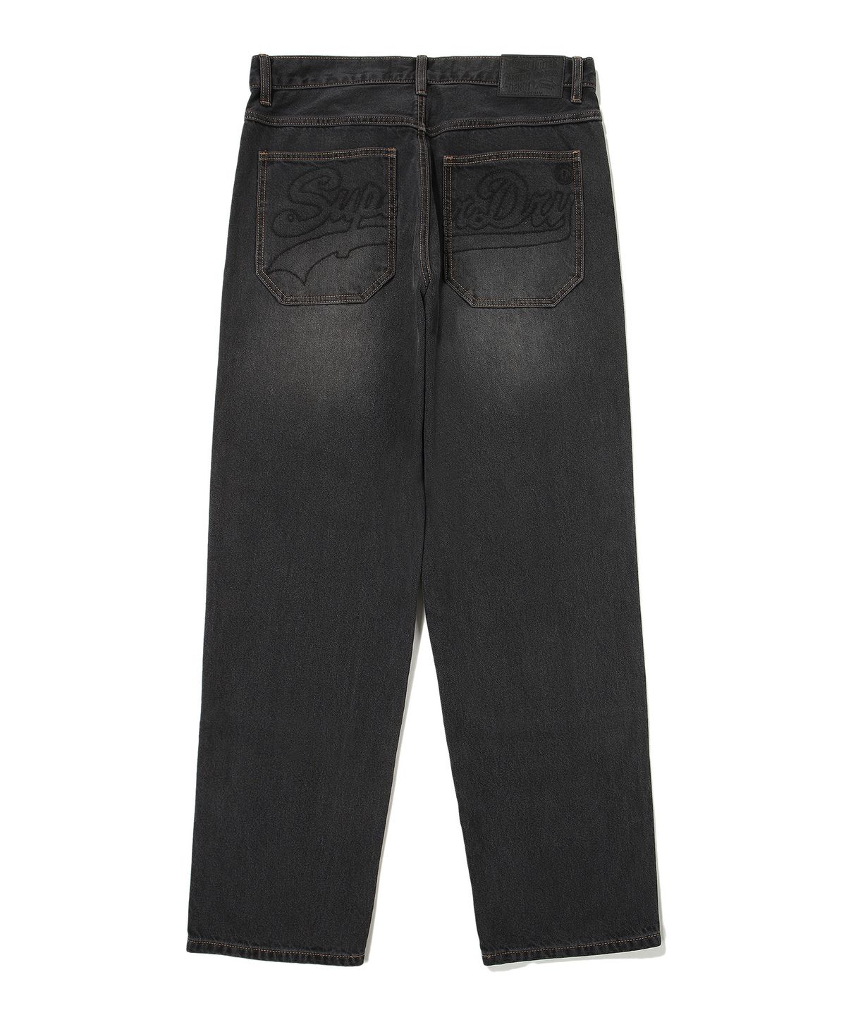 슈퍼드라이(SUPERDRY) 카펜터 빈티지 워싱 데님 팬츠 블랙