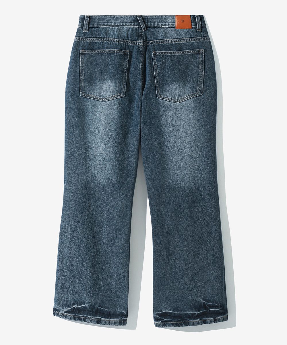 ★DIMITRI BLACK★ Essential Wide Flare Fit Denim Pants Indig MUSINSA | DIMITRI BLACK Essential wide flare fit denim